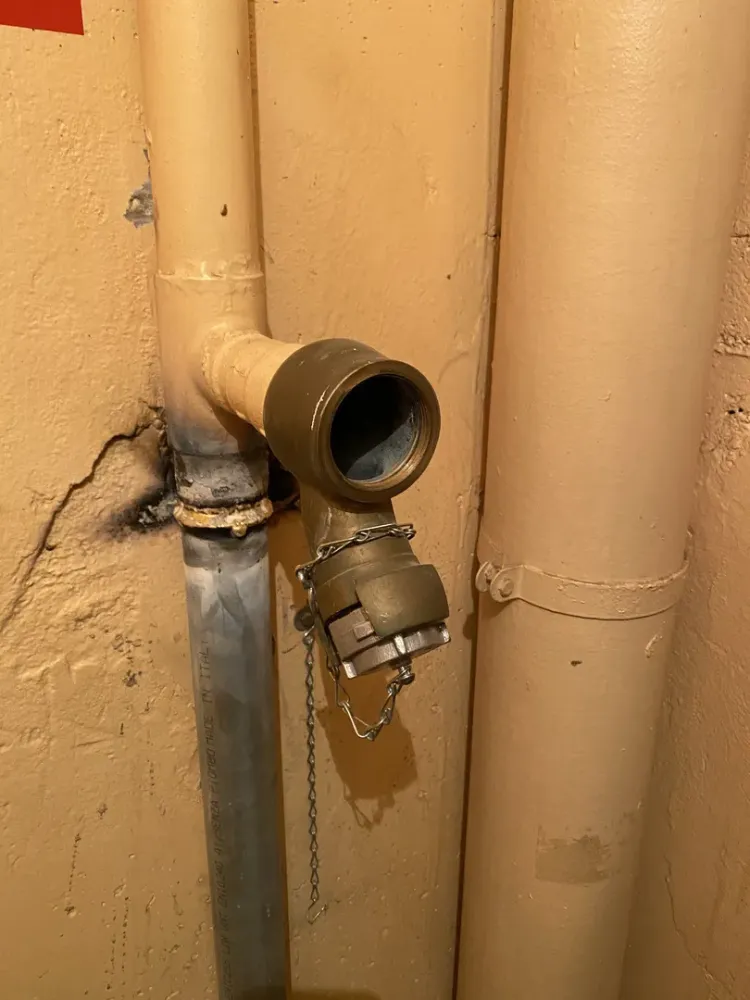 colonne seche installation