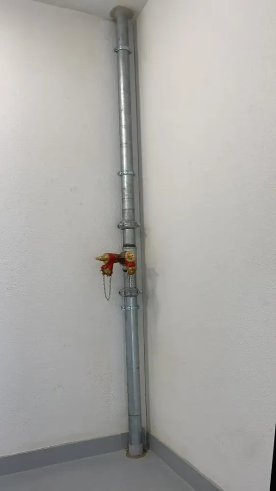 Essai dynamique colonne sèche à Tournan-en-Brie